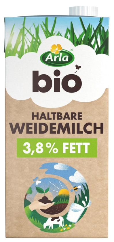 Arla Bio Haltbare Weidemilch 3,8% 1l